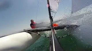 SmartKat strong wind sailing