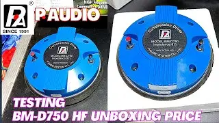 P Audio BM-D750 HF Unboxing price testing
