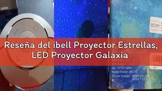Rese&ntilde;a del ibell Proyector Estrellas, LED Proyector Galaxia con 14 Colores, Aurora Boreal con Contro