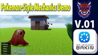 Pokemon Style Mechanics V.01- RPG developer Bakin.