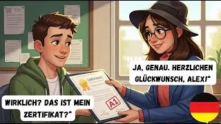 🇩🇪 Simple German Conversations for Beginners | A1–A2 | In der Sprachschule #learngerman