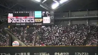 20110416日本ハムvsロッテ戦の動画をつないでみた＠札ド