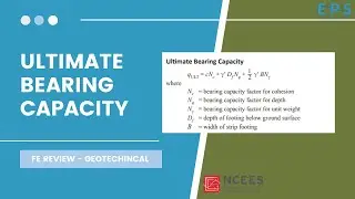 Ultimate Bearing Capacity | FE CIVIL SOIL MECHANICS