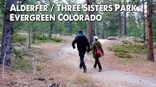 Three Sisters Park - Evergreen Colorado - Hidden Fawn and Sisters Trail