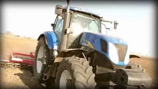 Uprawa 2014 ☆ New Holland T7030 & Unia 3.6m