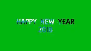 green screen happy new year 2018