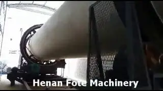 Customer's rotary dryer site from FTM machinery