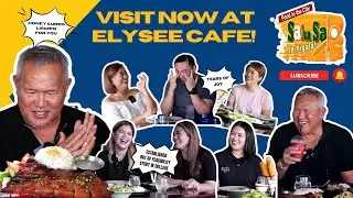 USDA ANGUS BEEF + YUMMY MAZORELLA STICK + BERRY HIBISCUS TEA AT ELYSE&Eacute; CAF&Eacute; - SALU SALO TA HIGALA