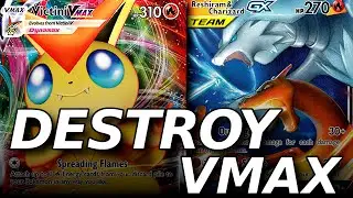 NEW Victini VMAX Destroys Vmax Decks!!! | Battle Styles - PTCGO Deck Profile