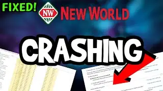 How To Fix New World Crashing! (100% FIX)