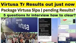 Результаты собеседования Virtusa Technical | Опыт собеседования virtusa Technical | HR-рассылка v...