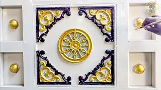 main gate design with color / how to color for Main Gate