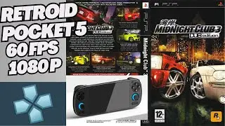 MIDNIGHT CLUB 3 PSP RETROID POCKET 5 PPSSPP 60 FPS 1080P