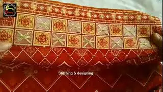 Sleeve design with dori & cutwork/ Stitching & designing    #sleeves  #designing #sewing #dress