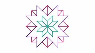 Star Geometric Design - 5 minutes