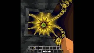 Falling into the Fractal World in Minecraft 🧘🏻🪂 #shorts #minecraft #fractals #mandelbrot