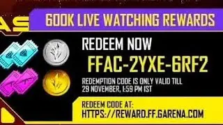 FREE FIRE REDEEM CODE TODAY | 28 NOVEMBER REDEEM CODE FREE F_TODAY
