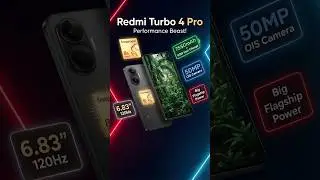Redmi Turbo 4 Pro 5G 🔥 Snapdragon 8s Gen 4 +7550mAh Battery