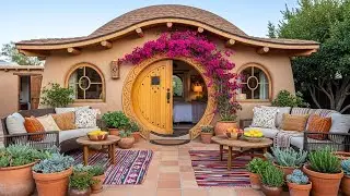 47 Unique Earth Home Ideas Featuring Organic Shapes And Cozy Outdoor Patios