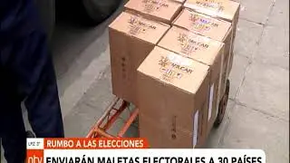Arman maletas electorales para  elecciones en el exterior