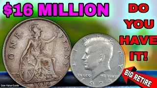 1974 Kennedy Half Dollar & 1936 British Penny&mdash;$16-Million Pocket Change?! 🤯 | Coin Value Guide