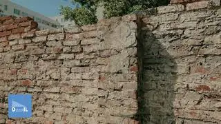 Warsaw, Poland, Ghetto Wall Remnant | 4K footage