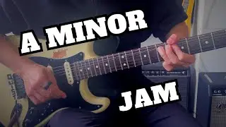 A Minor Lofi Guitar Backing Track // J Dilla Type Beat