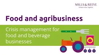 Crisis management for food and beverage businesses