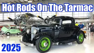 Hot Rods On The Tarmac 2025 Car Show At Lyon Air Museum