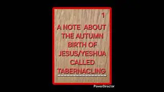 A note about the TABERNACLING celebration.