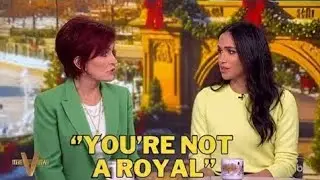 Sharon Osbourne Destroys Meghan Markle On The View After Heated Argument