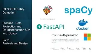 NLP Spacy : PII/GDPR detection with Presidio Part 1 Architecture APP #datascience  #machinelearning