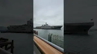 Type 075 Landing Helicopter Dock LHD  arrived in Hong Kong