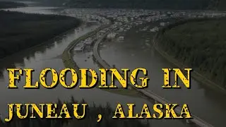 Glacial Flood: Mendenhall River flooding Juneau (August, 2024)