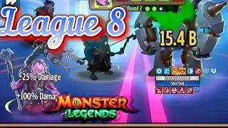 15 Billion Damage Fugitive Defeat | League 8  (Monster Legends)