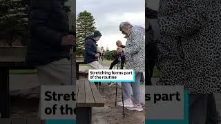 Pole walking offering more gain without the pain as seniors count their steps 🚶&zwj;♀️ | ABC Australia
