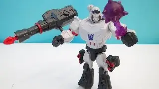 TRANSFORMERS MEGATRON HERO MASHERS ACTION FIGURE VIDEO TOY REVIEW
