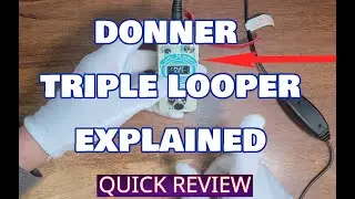 Гитарная педаль Donner Triple Looper, маленькая, но мощная!