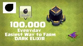 How to Farm 100,000 Dark Elixir Everyday!! (Hindi)