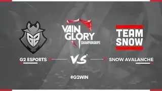 Team SNOW Avalanche Vs. G2 eSports GAME 1: Vainglory EU Summer Live Championship SEMIFINALS
