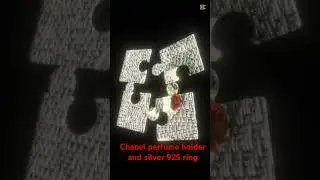 Chanel perfume holder and silver 925 ring
