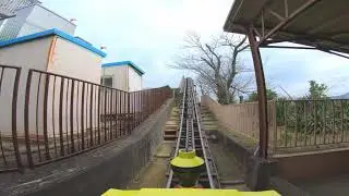 【4K 2160p・クローズ済・最後列＆最前列】ジェットコースター (みさき公園、大阪府)