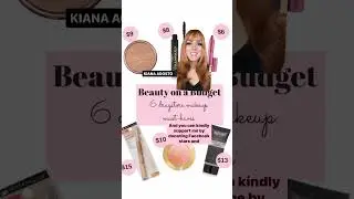 Beauty On A Budget 🤑 6 Drugstore Makeup Must Haves #budgetfriendly #budgetfriendlyshopping #makeup