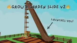 Grow a garden RAMP SLIDE! [ Tutorial ]