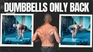 Dumbbell-Only Back Workout | No Bench Needed