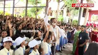'കുട്ടികൾ നിലത്ത് ഇരിക്കുകയല്ലേ...ഞാനും താഴെയിരിക്കാം' | Suresh Gopi | Thiruvananthapuram