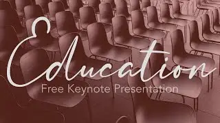 Education Free Keynote Presentation Template 2020