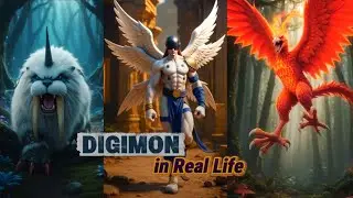 DIGIMON EVOLUTION - in Real Life ( Gomamon, Patamon, Biyomon )