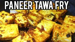 How to make quick paneer tawa fry | paneer tawa fry without oil #paneerrecipe #viralvideo #vegrecipe