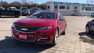 Red 2015 Chevrolet Impala LTZ Review Oshawa ON - Roy Nichols Motors Ltd